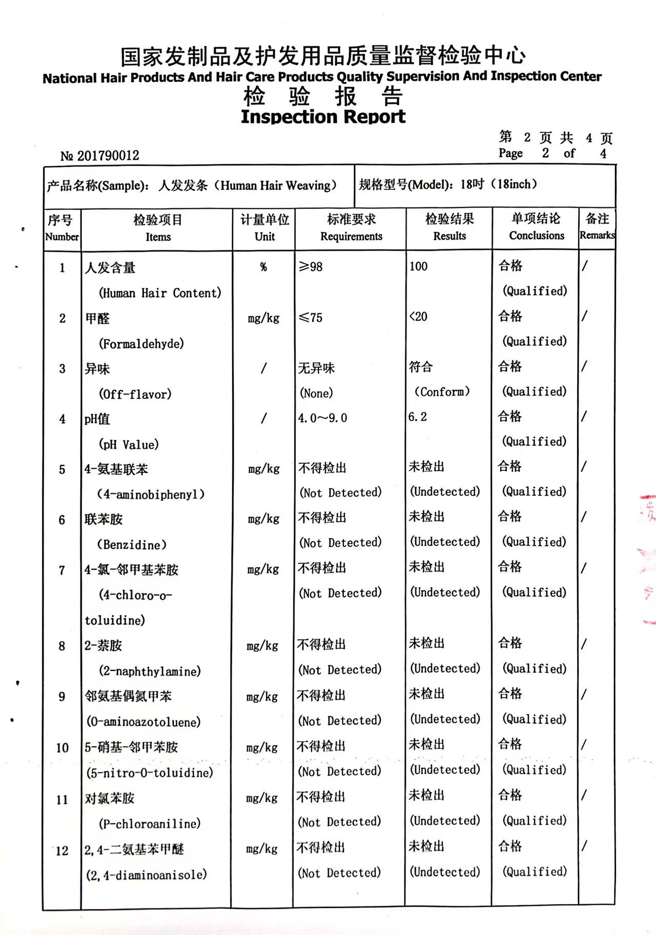 Inspection Report 201790012, page 2 of 4